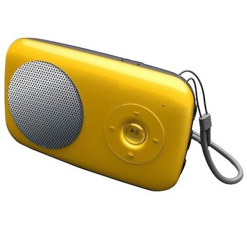 Braun SAPPY Yellow přehrávač MP3 / FM s reproduktorem